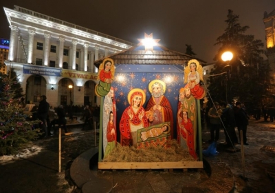 В Киеве благодаря Євромайдану появилась первая инсталляция
