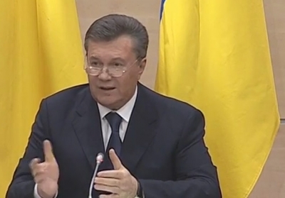 Янукович почав конференцію: каже, що продовжуватиме боротьбу за Україну