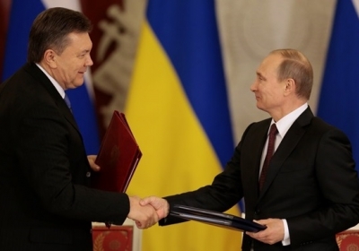 Віктор Янукович, Володимир Путін. Фото: AP