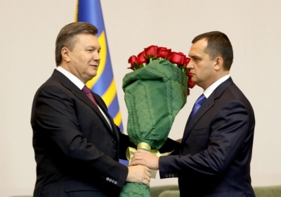 Віктор Янукович, Віталій Захарченко. Фото: president.gov.ua