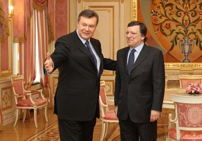 Віктор Янукович, Жозе Мануель Баррозу. Фото: president.gov.ua