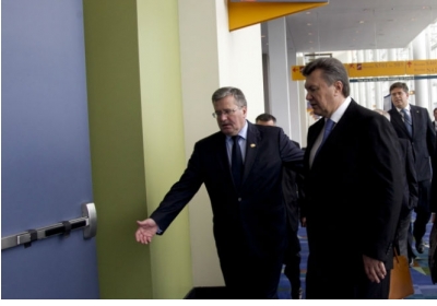 Янукович і Коморовський в Чикаго. Фото: president.gov.ua