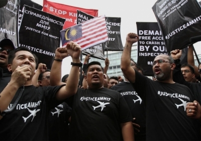 Малайзійці вимагають справедливості під російським посольством у Куала-Лумпур