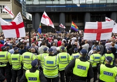 Акція націоналістів у Лондоні. Фото: AFP.