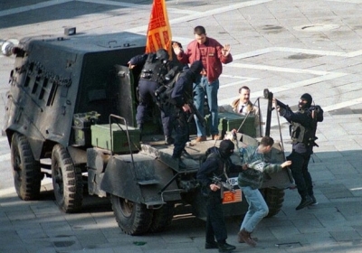 Венецианские сепаратисты на самодельном танке пытались захватить площадь Сан-Марко