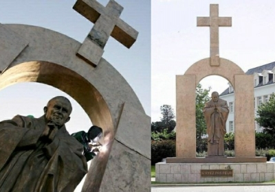 Во Франции могут демонтировать памятник Иоанну Павлу II