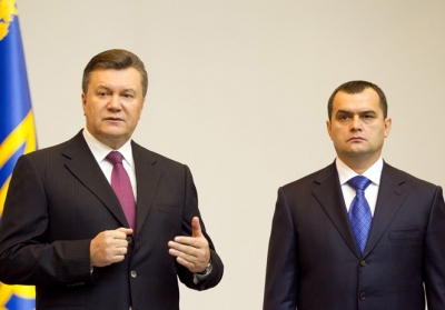 Віктор Янукович, Віталій Захарченко. Фото: mizantr0p57.livejournal.com