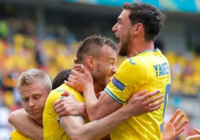 Сборная Украины победила Северную Македонию в матче футбольного Евро-2020