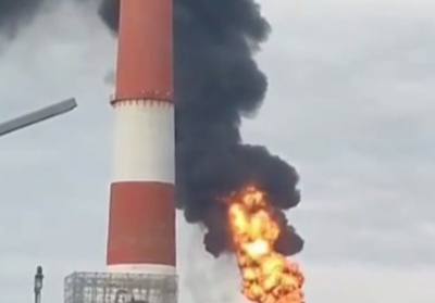 В Оренбурзі знову пожежа на газопереробному заводі