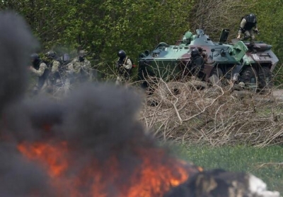 Украинская армия входит в Славянск, - фото, видео