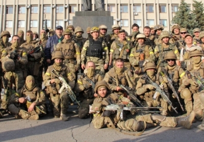 Українські військові у Слов