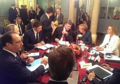 Порошенко, Путин и лидеры ЕС начали встречу в Милане