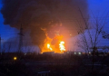У російському брянську вибухнула та горить місцева нафтобаза